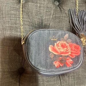 Kate Spade Denim Color Flower Crossbody